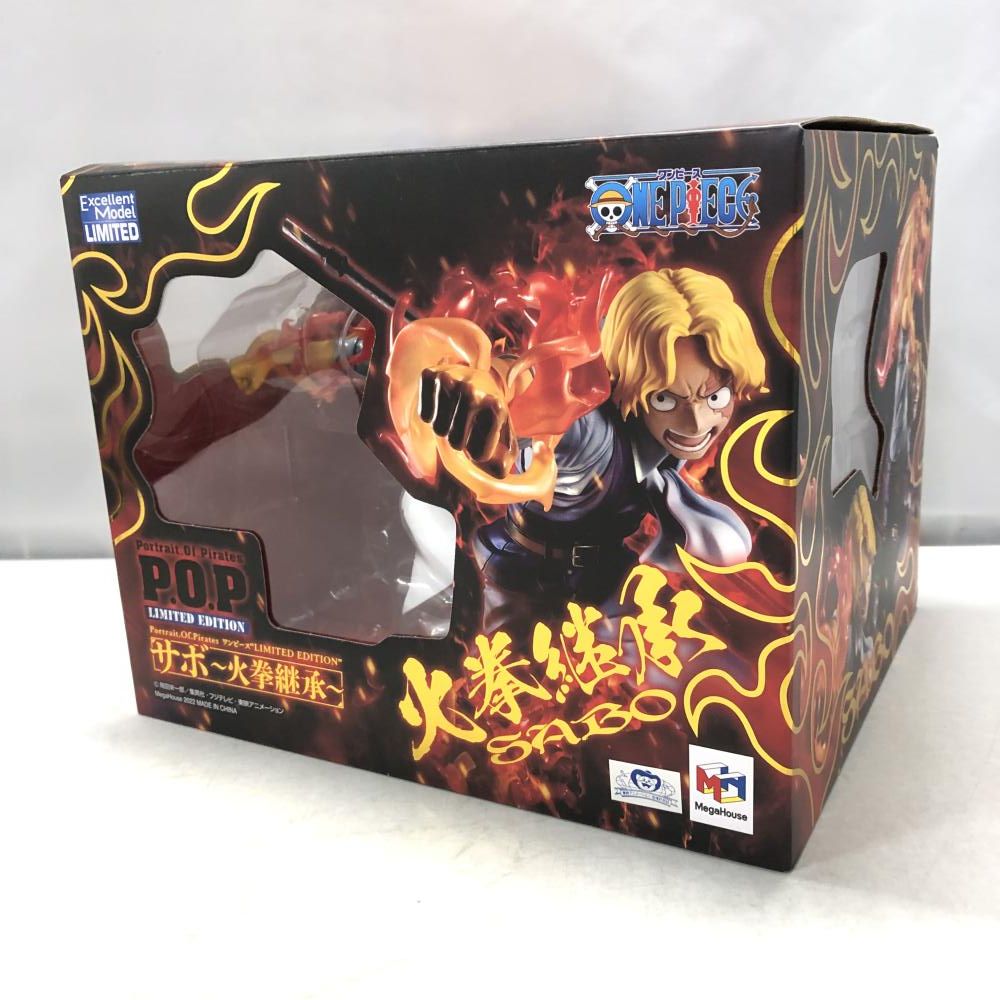中古】メガハウス サボ 火拳継承ワンピース エクセレントモデル