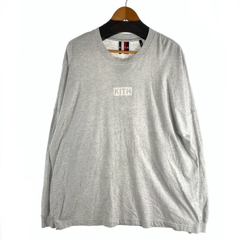 【中古品】 KITH USA OLYMPIC 5 RINGS OVERSIZED LONG SLEEVE SHIRT キス USAオリンピック オーバーサイズ 長袖Tシャツ カットソー ブランド 古着 【142-260509-gm-28-fuz】