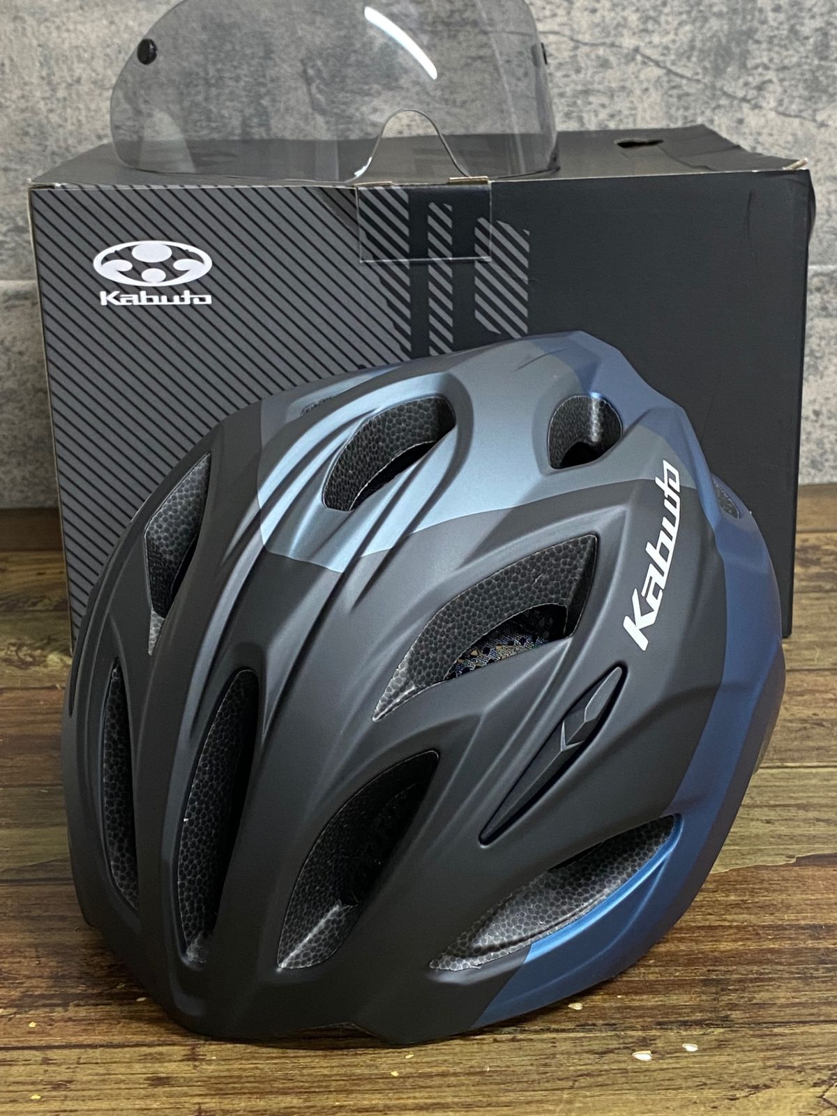 KD289 カブト KABUTO VITT ヘルメット マットネイビー S/M 未使用品 2025年製造