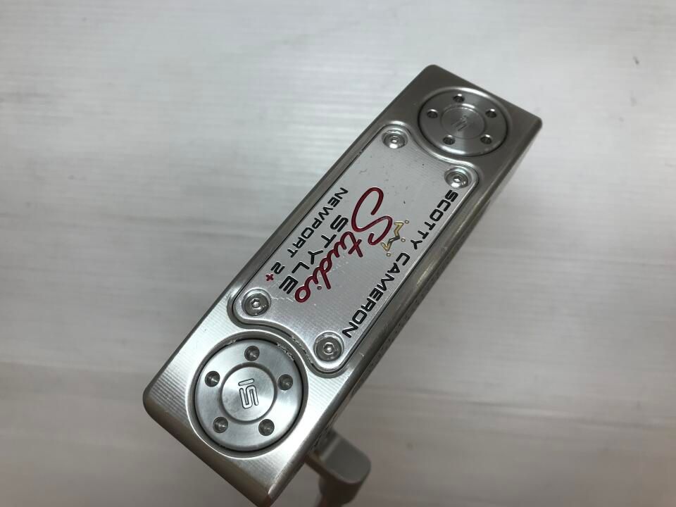 タイトリスト　SC STUDIO STYLE NEWPORT 2+　パター　中古　ゴルフドゥ！多摩ニュータウン店【最短即日発送】