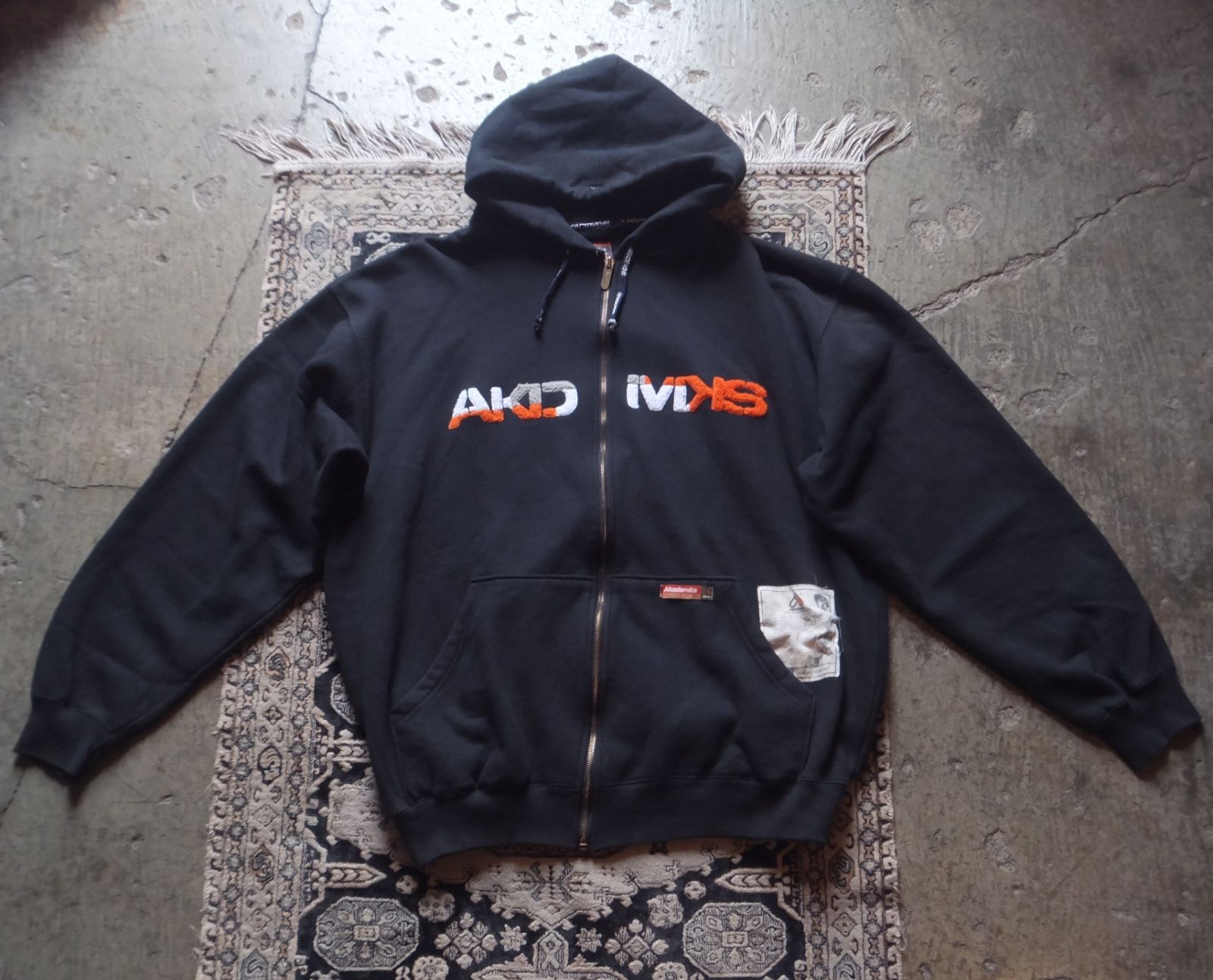 00s akademiks fullzip parker アカデミクス　フルジップパーカー　XXL
