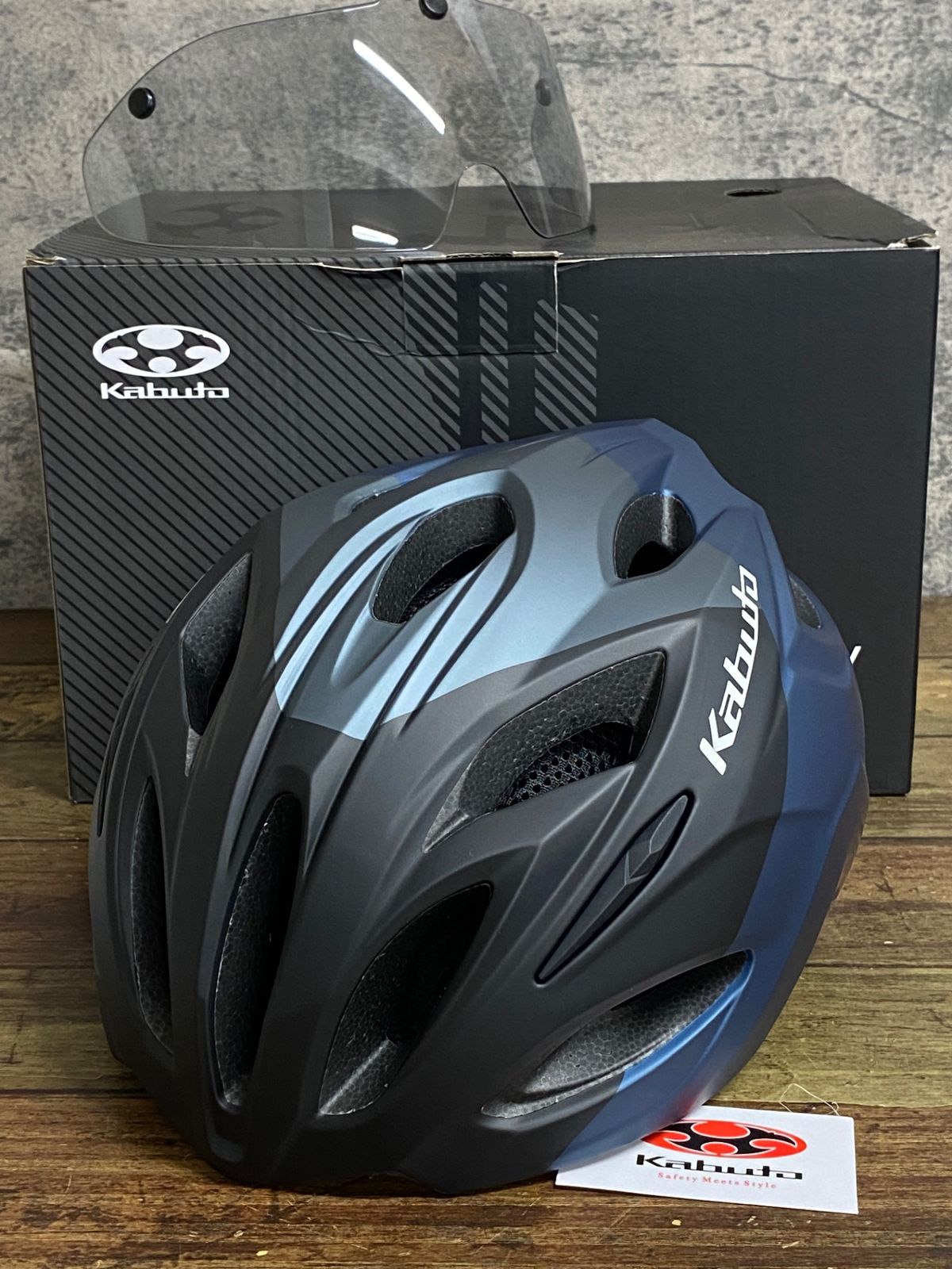 KD290 カブト KABUTO VITT ヘルメット マットネイビー S/M 未使用品 2024年製造 7,020円