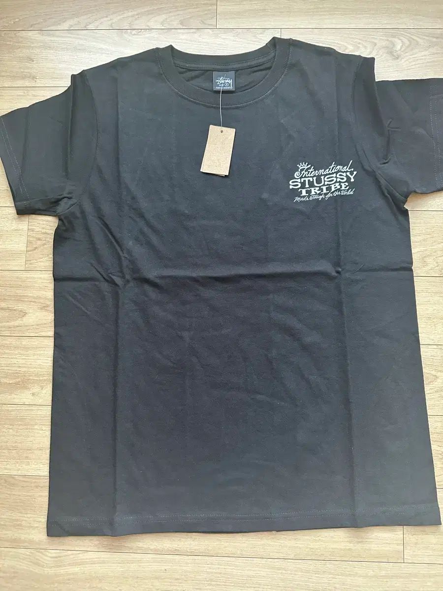 STUSSY INTERNATIONAL ブラック 半袖 Tシャツ