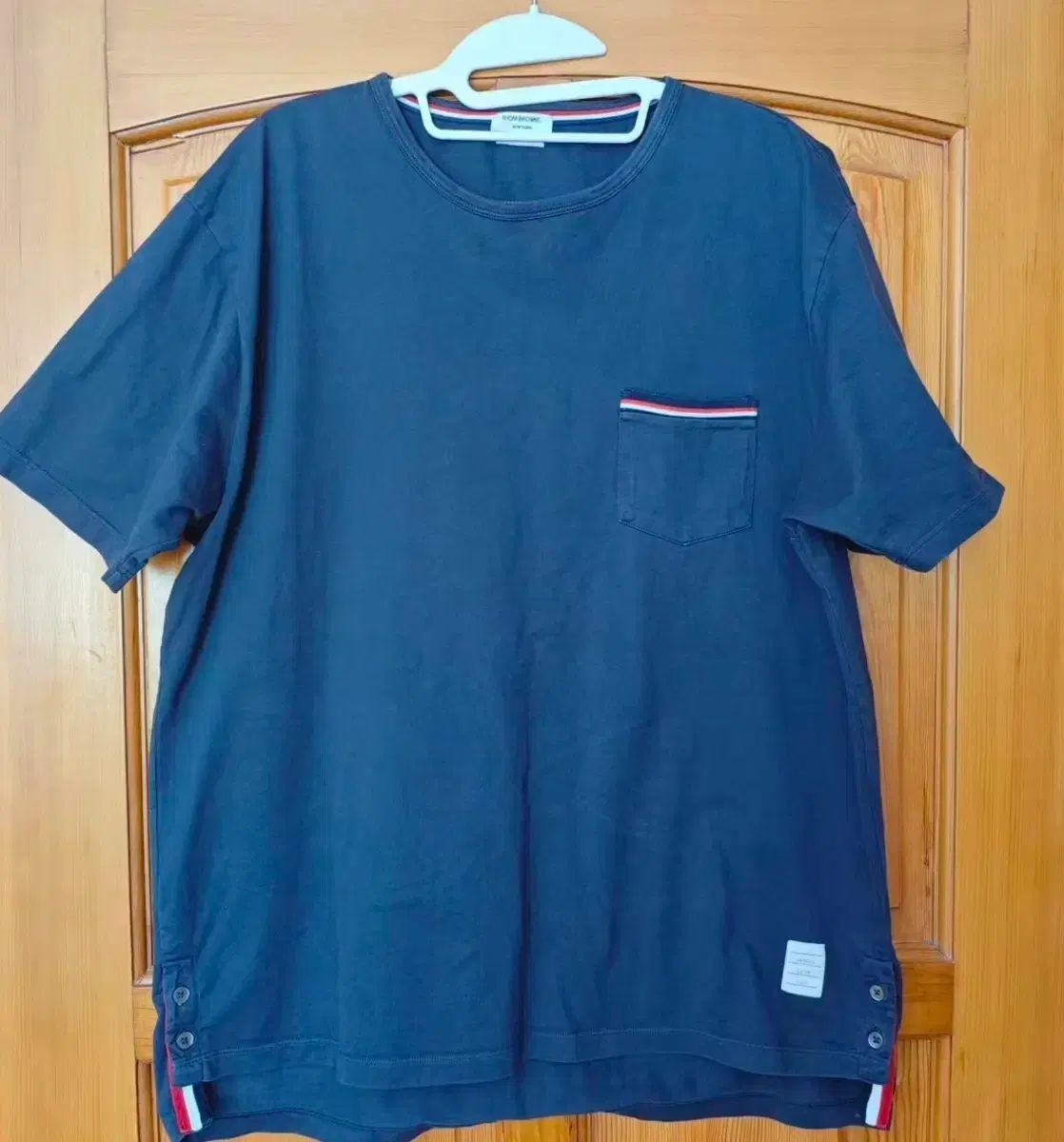 トム・ブラウン 正規品 ネイビー ポケット 半袖 Tシャツ 22,750円