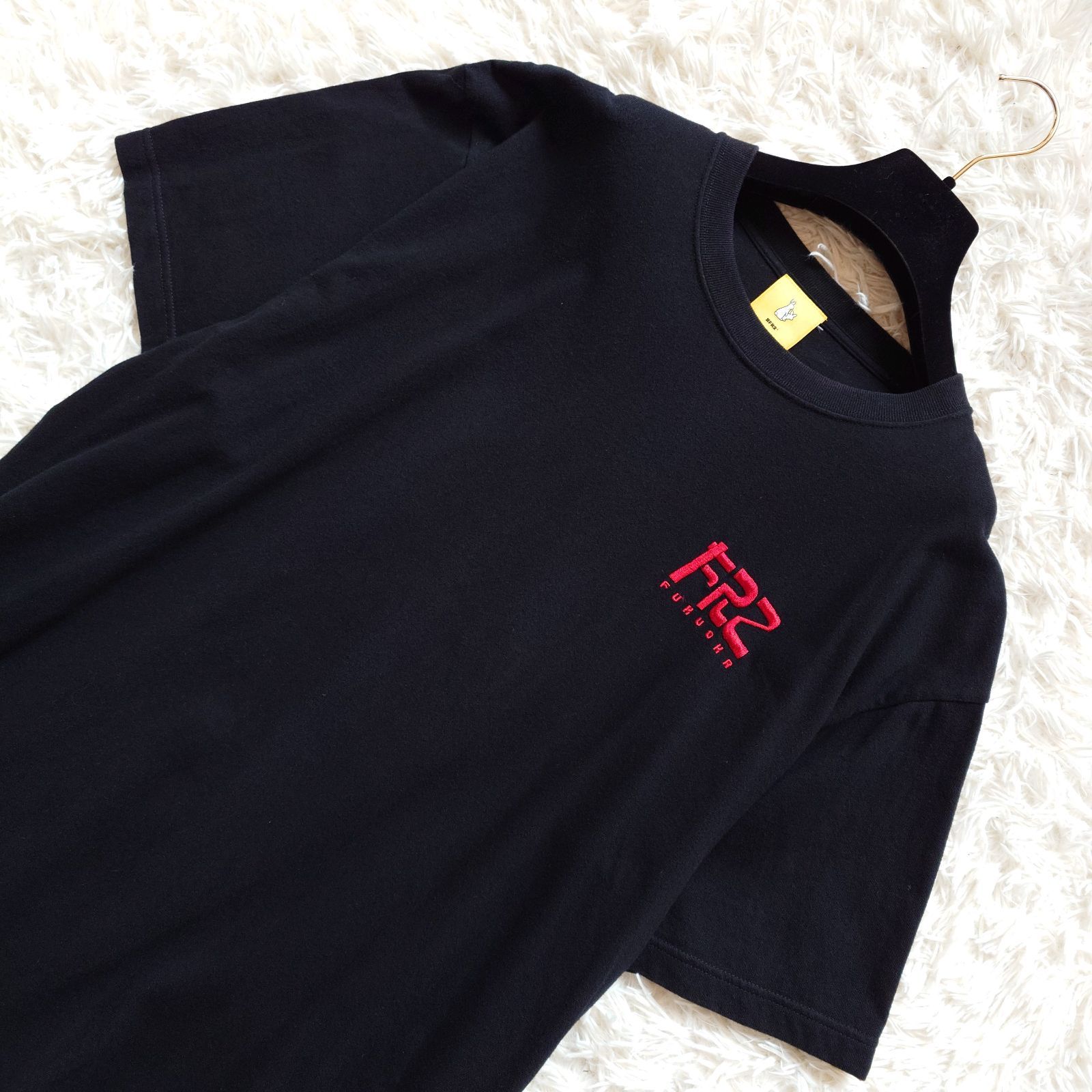 FR2 エフアールツー 福岡限定 明太子 刺繍ロゴ ワッペン Tシャツ