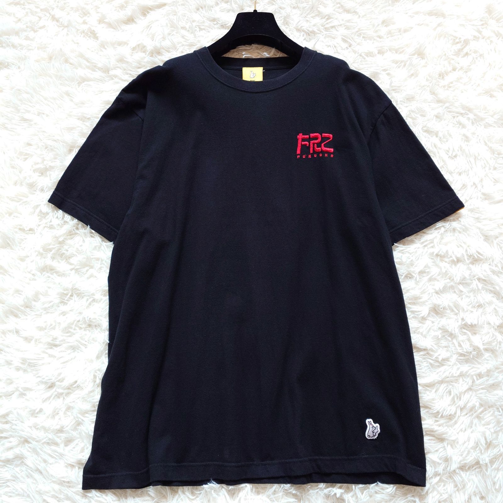 FR2 エフアールツー 福岡限定 明太子 刺繍ロゴ ワッペン Tシャツ