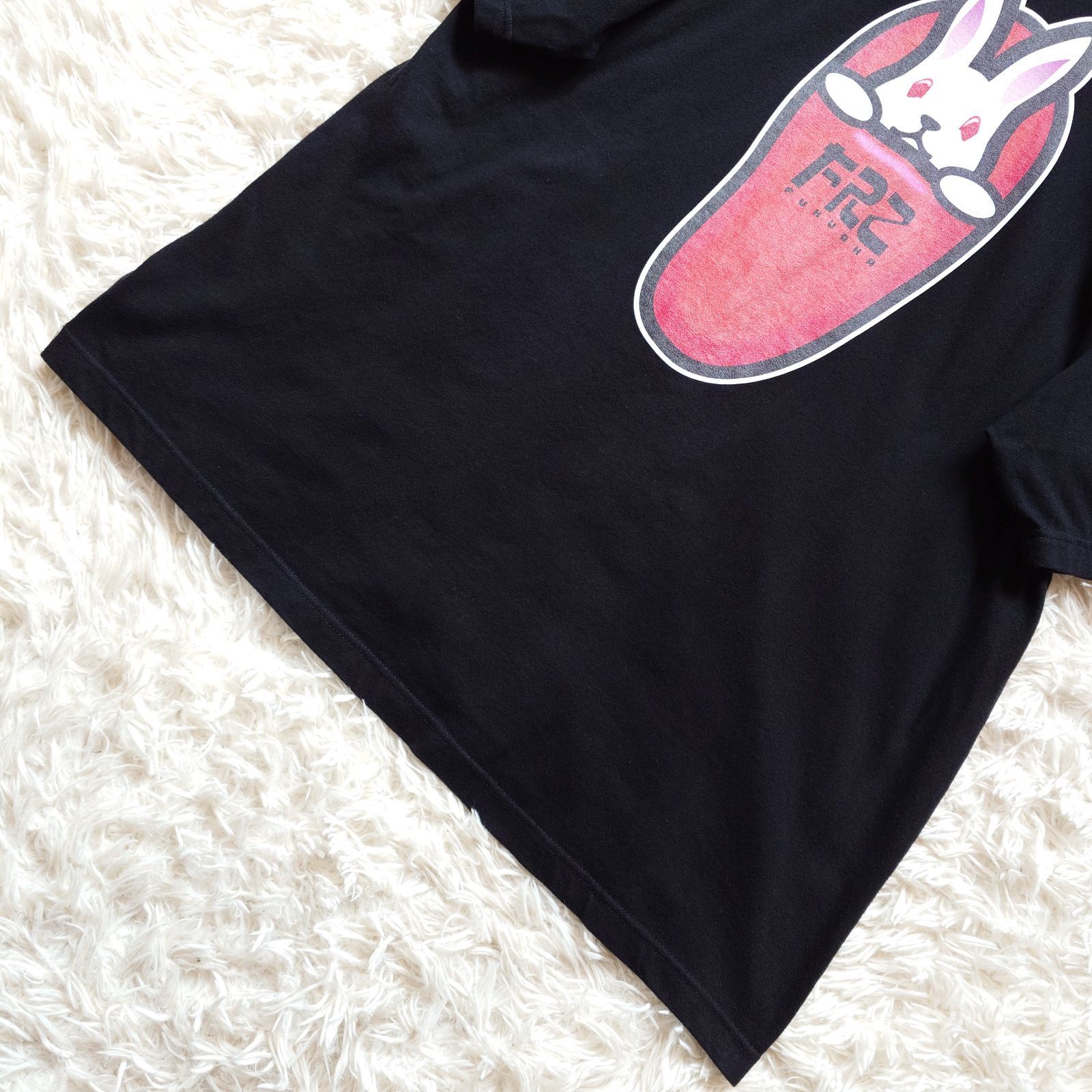 FR2 エフアールツー 福岡限定 明太子 刺繍ロゴ ワッペン Tシャツ