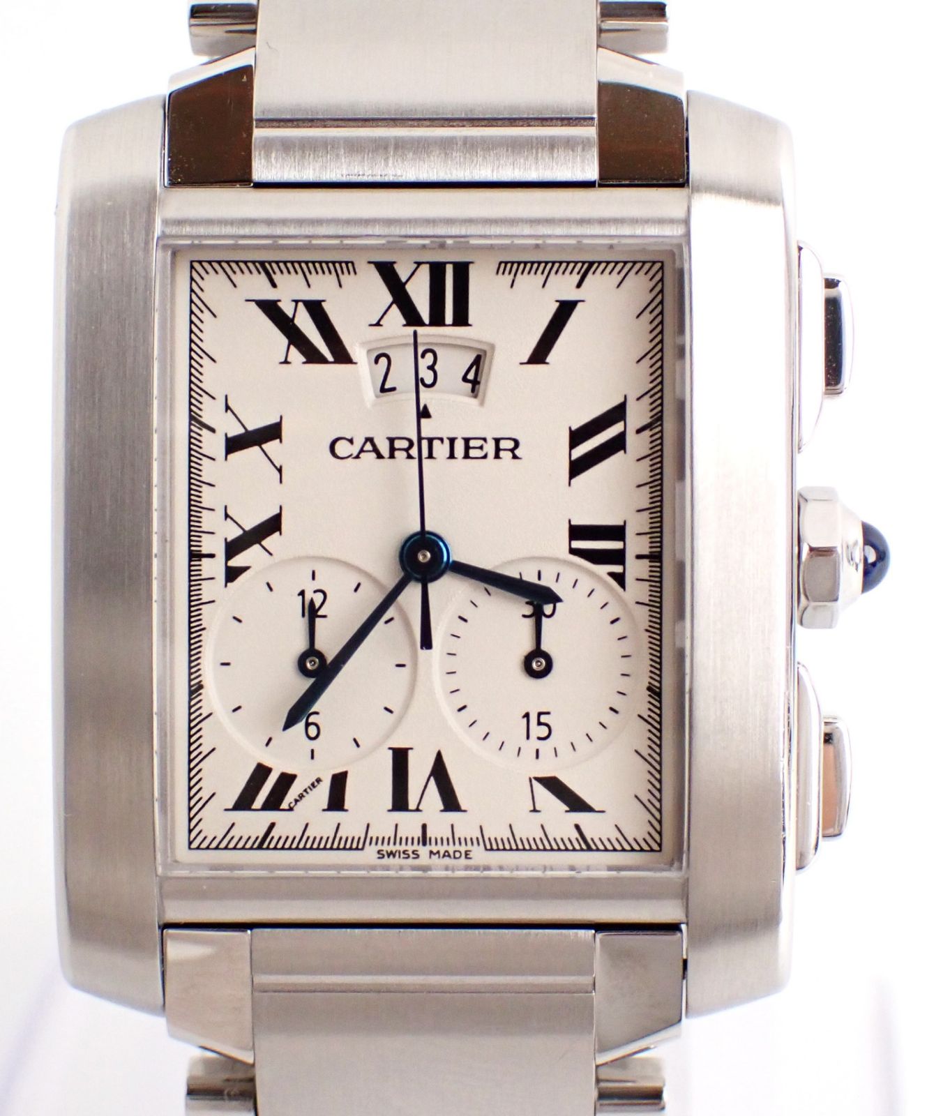 Cartier(カルティエ) タンクフランセーズクロノリフレックス XLサイズ W51024Q3 SS QZ クォーツ メンズ レディース 腕時計