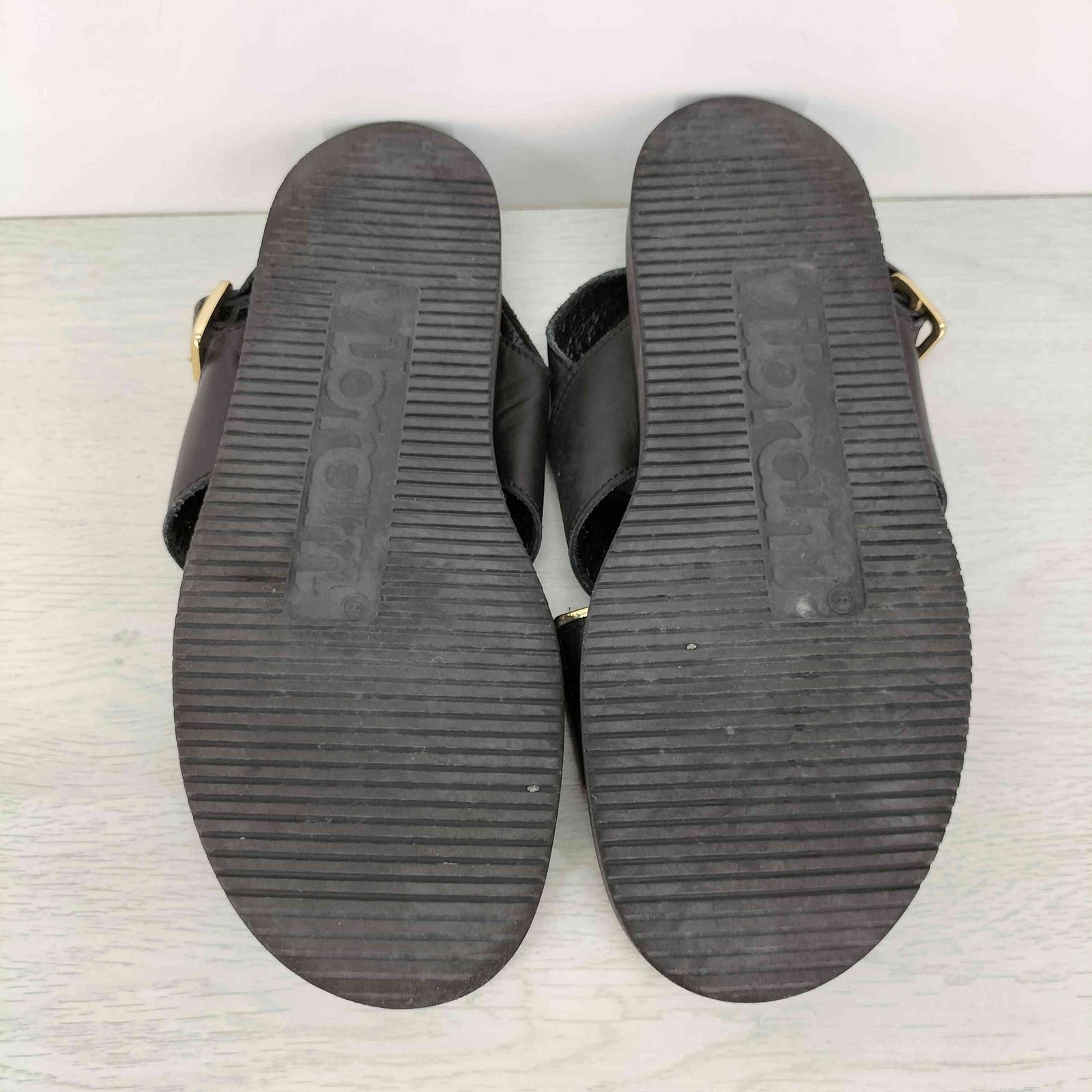 パドローネ PADRONE 別注 BELT SANDAL /レザーベルトサンダル メンズ