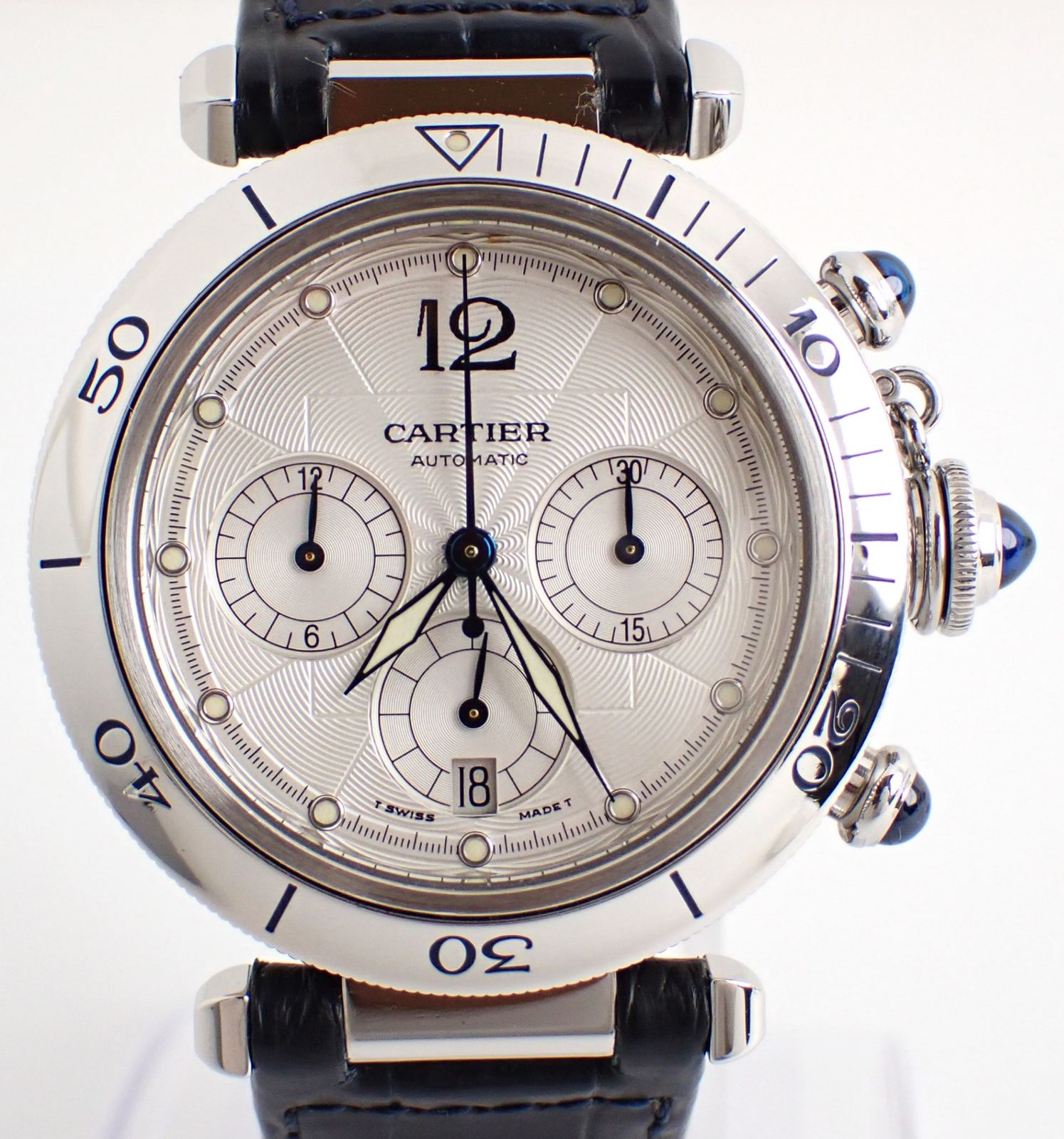 定価124万円 Cartier(カルティエ) パシャ ドゥカルティエ 38mm クロノ 