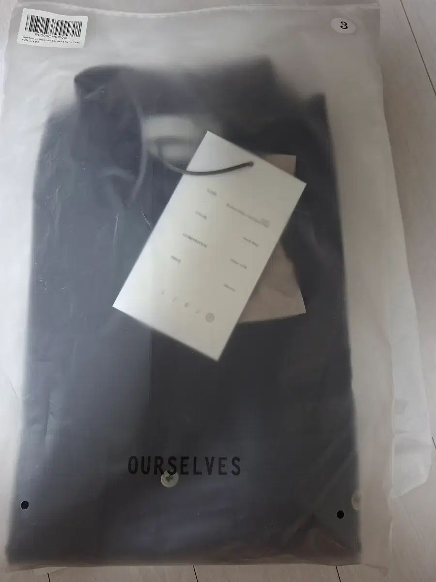 26ss OURSELVES(アワーセルブス) ランバージャック シャツ CHECK ネイビー 3