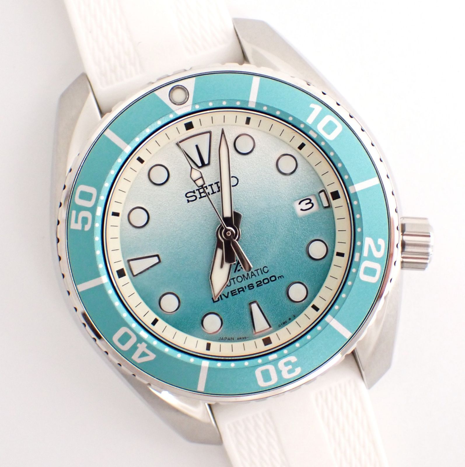 未使用品 SEIKO(セイコー) プロスペックス SPB539J1/6R35-03MO SS/ラバー AT 自動巻き アジアンパシック限定 メンズ ブルーグラデーション