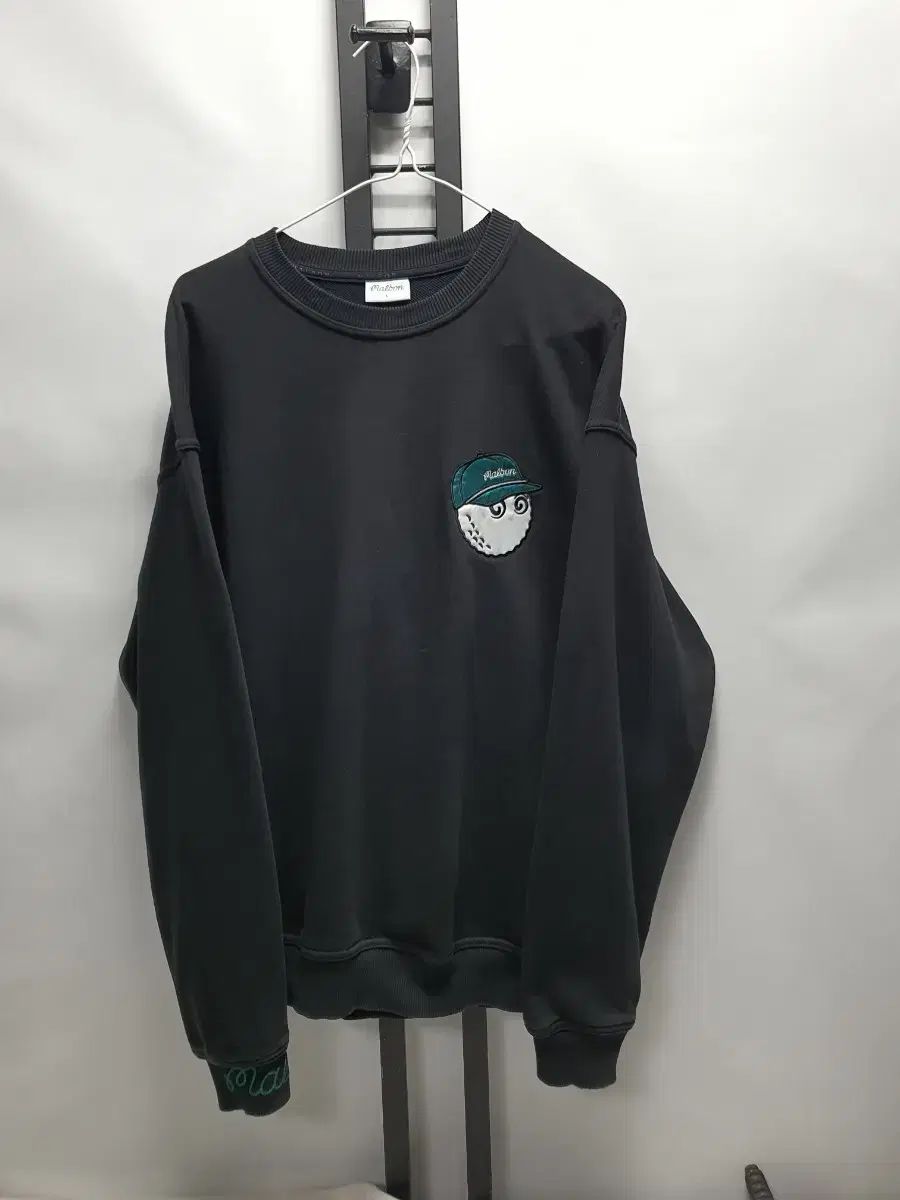 マルボンゴルフ スウェット バケット クルーネック スウェット Tシャツ ブラック L