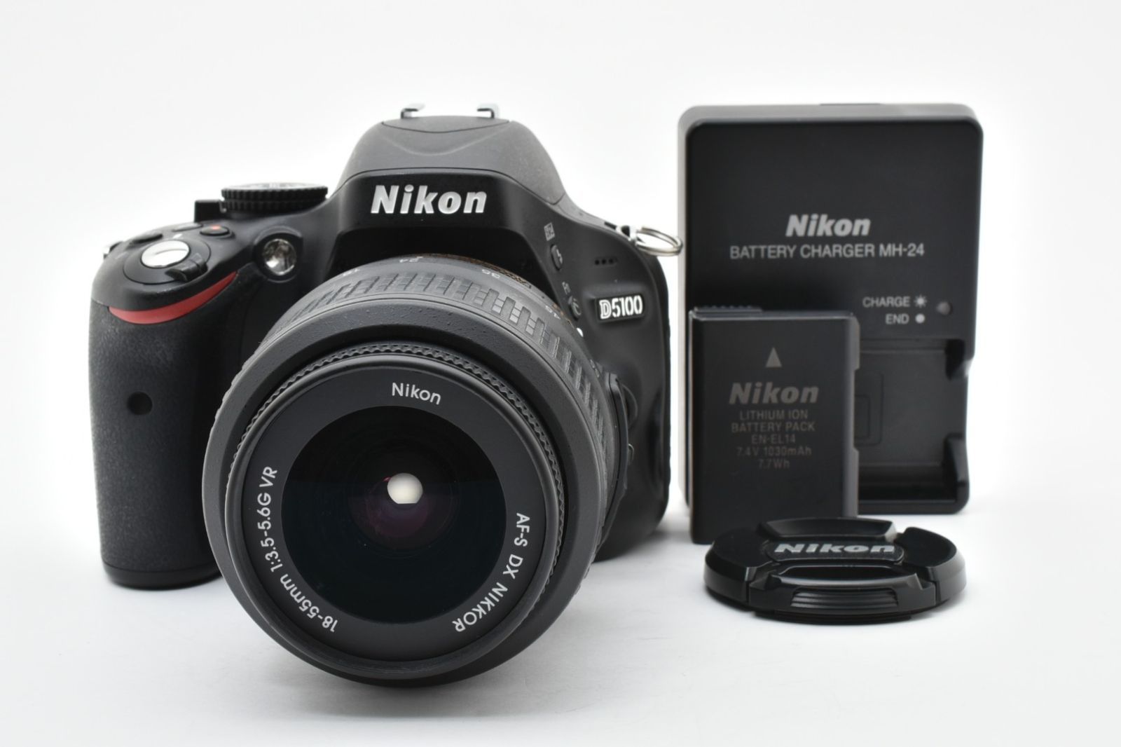 ★極上品★ 《シャッター数 6049回》Nikon ニコン D5100 AF-S 18-55mm レンズセット デジタル一眼レフ #K788-5