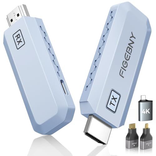 【新品】無線hdmi 0.1秒超低遅延 ワイヤレス hdmi 送受信機セット「日本技適認証済」30m安定転送 映像音声同時出力 PC/スマホ出力&モニター/テレビなど入力 (ブルー) c11e8db8