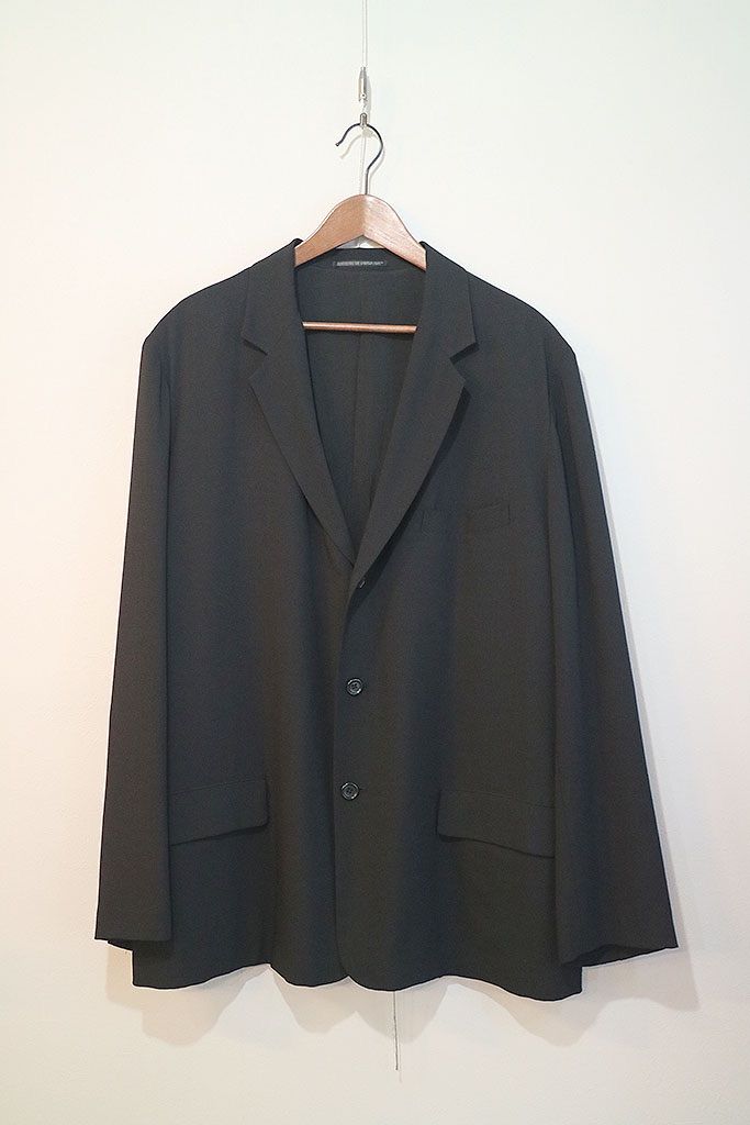 90s Yohji Yamamoto POUR HOMME ウールギャバジャケット ヨウジヤマモト テーラードジャケット ブラック アーカイブ M