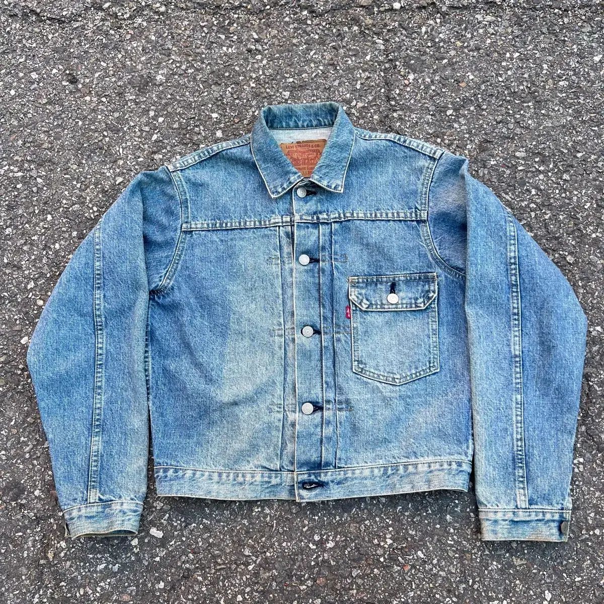 90s Janpan made ヴィンテージ リーバイス タイプ1 トラッカー デニム 