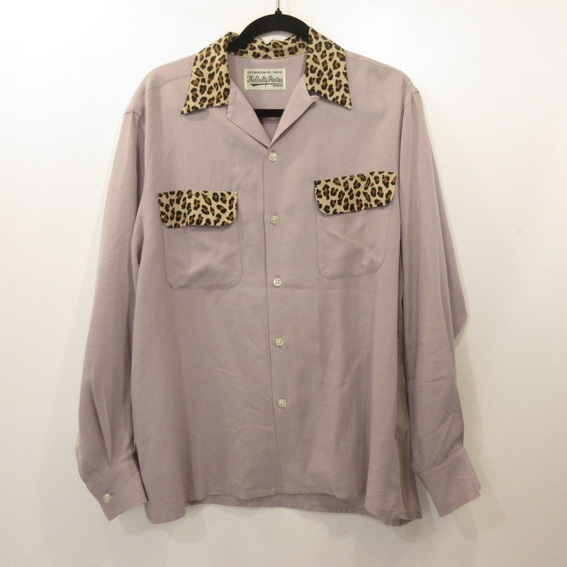 【姫路東店】 中古 WACKOMARIA | ワコマリア 長袖シャツ TWO TONE 50'S OPEN COLLAR SHIRT 23FW-WMS-OC11 パープル サイズ：S 【104】