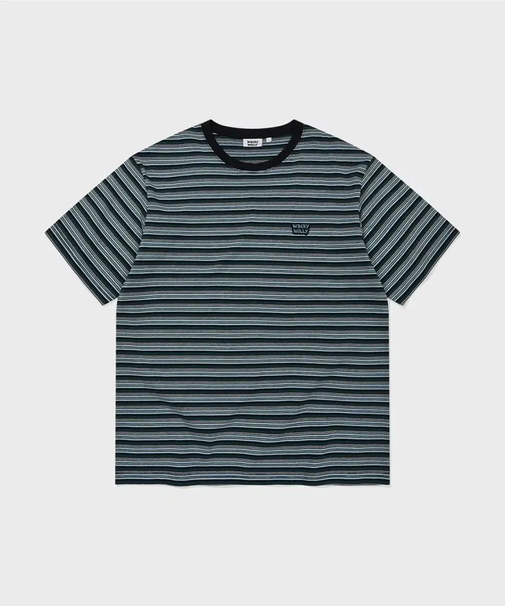 新品) ワキWILLY マルチ ストライプ 半袖Tシャツ