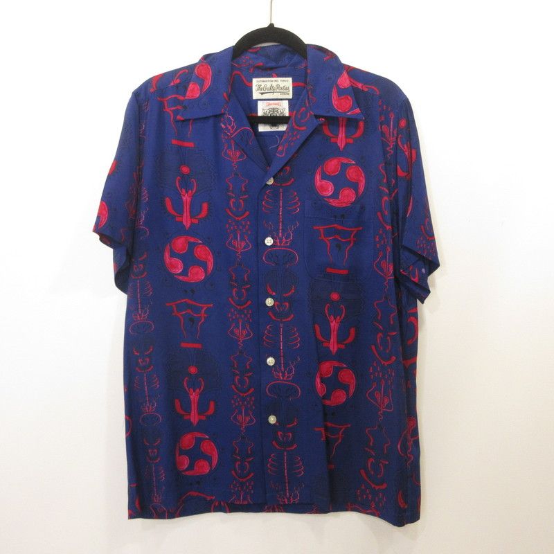 【姫路東店】 中古 WACKOMARIA | ワコマリア その他トップス S/S HAWAIIAN SHIRT ×WOLF'S HEAD サイズ：L 【104】