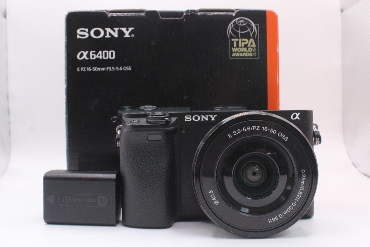 ★良品★ ソニー SONY α6400 / E PZ 16-50mm F3.5-5.6 OSS ショット数 3830回 #2567@d RO4660