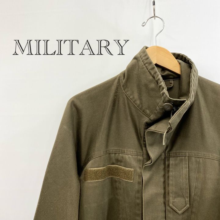 MILITARY パラトルーパー ジャケット ミリタリー ジャケット アウター 表記無し カーキ メンズ ファッション _201023