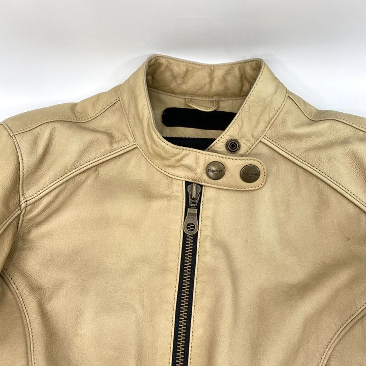 Triumph シングル ライダース ジャケット レザージャケット アウター