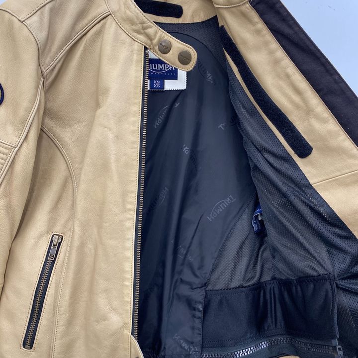 Triumph シングル ライダース ジャケット レザージャケット アウター