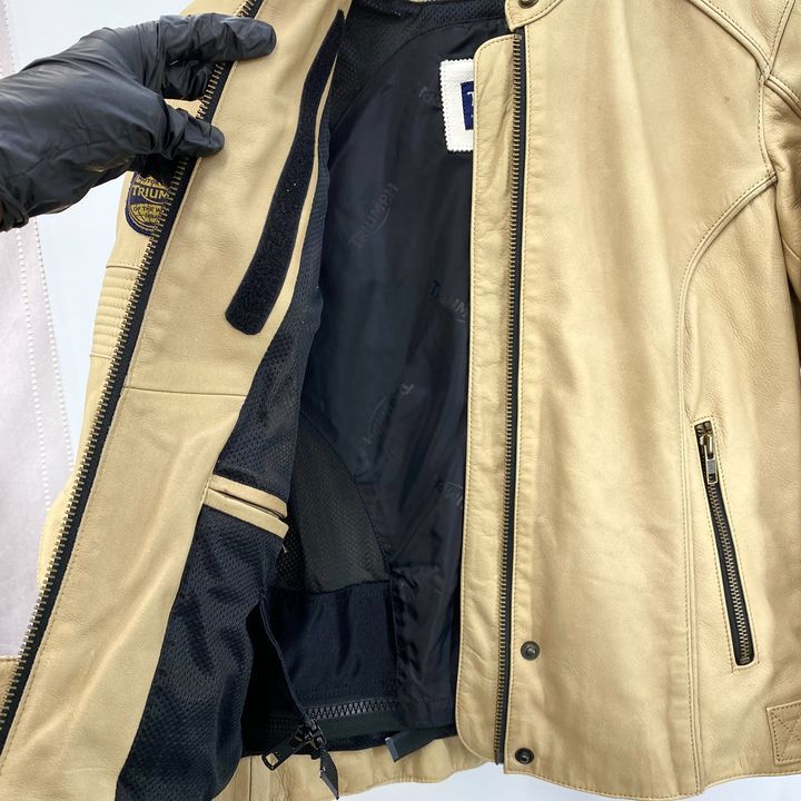 Triumph シングル ライダース ジャケット レザージャケット アウター