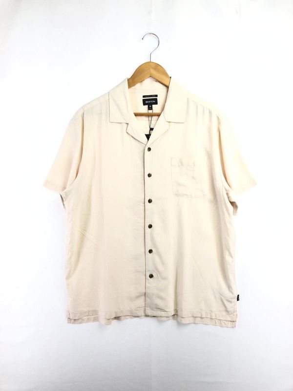 【中古美品】 BRIXTON ブリクストン BUNKER S/S SHIRT 01269 バンカー ショートスリーブ シャツ 開襟シャツ トップス 【142-260509-rt-03-tag】