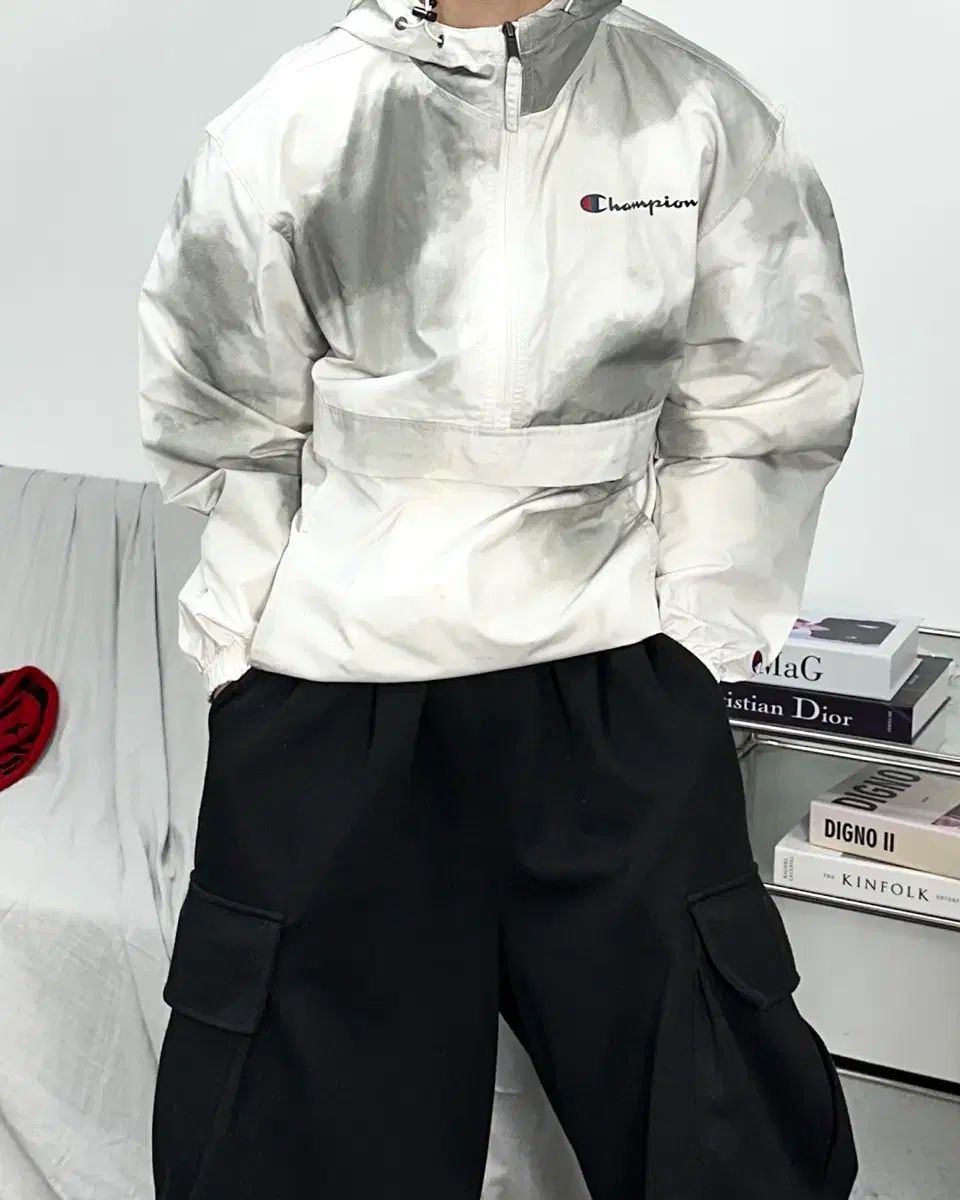 チャンピオン ハーフジップ パッカブル Anorak S