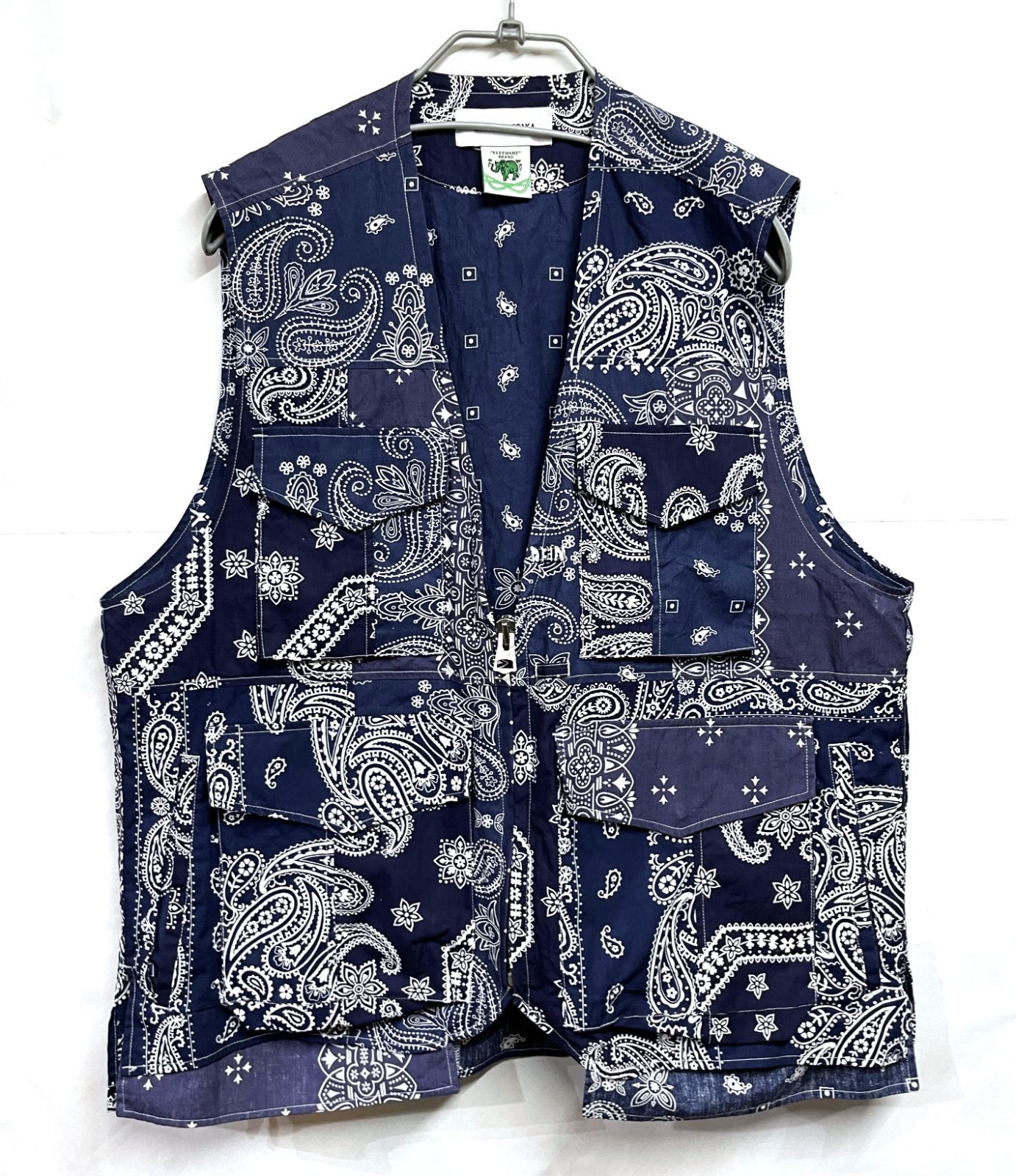 MIYAGIHIDETAKA x ELEPHANT BRAND｜ミヤギヒデタカ エレファントブランド バンダナベスト