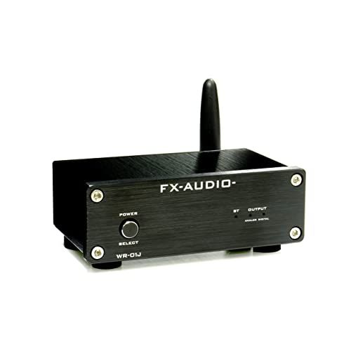 FX-AUDIO- WR-01J[ブラック] 低遅延 Bluetooth レシーバー 光 同軸 RCA 3系統出力 オーディオ専用設計 ワイヤレス 無線 BT aptX HD LL ブルートゥース shu 0adca230