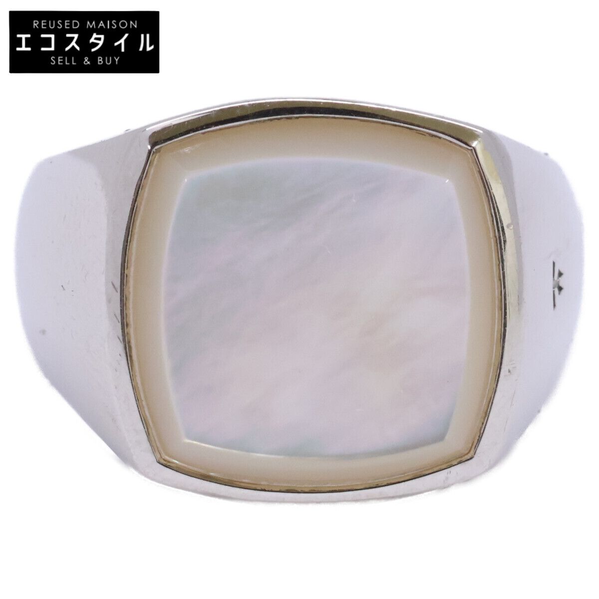 TOMWOOD　トムウッド　25SS 100383 Cushion White MOP スターリング SV925　9 54　14号