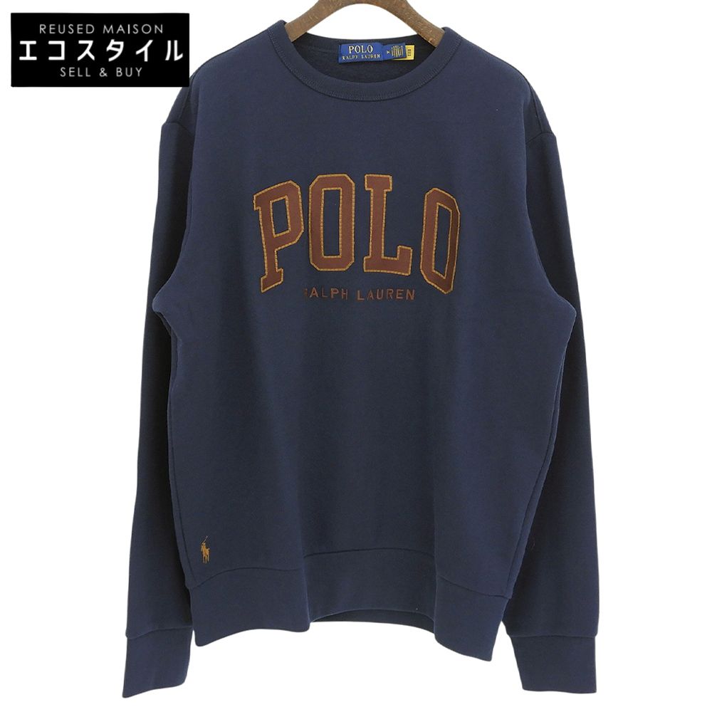 POLO RALPH LAUREN　ポロ ラルフローレン　美品 スウェットトレーナー トップス メンズ ネイビー M 24年　M
