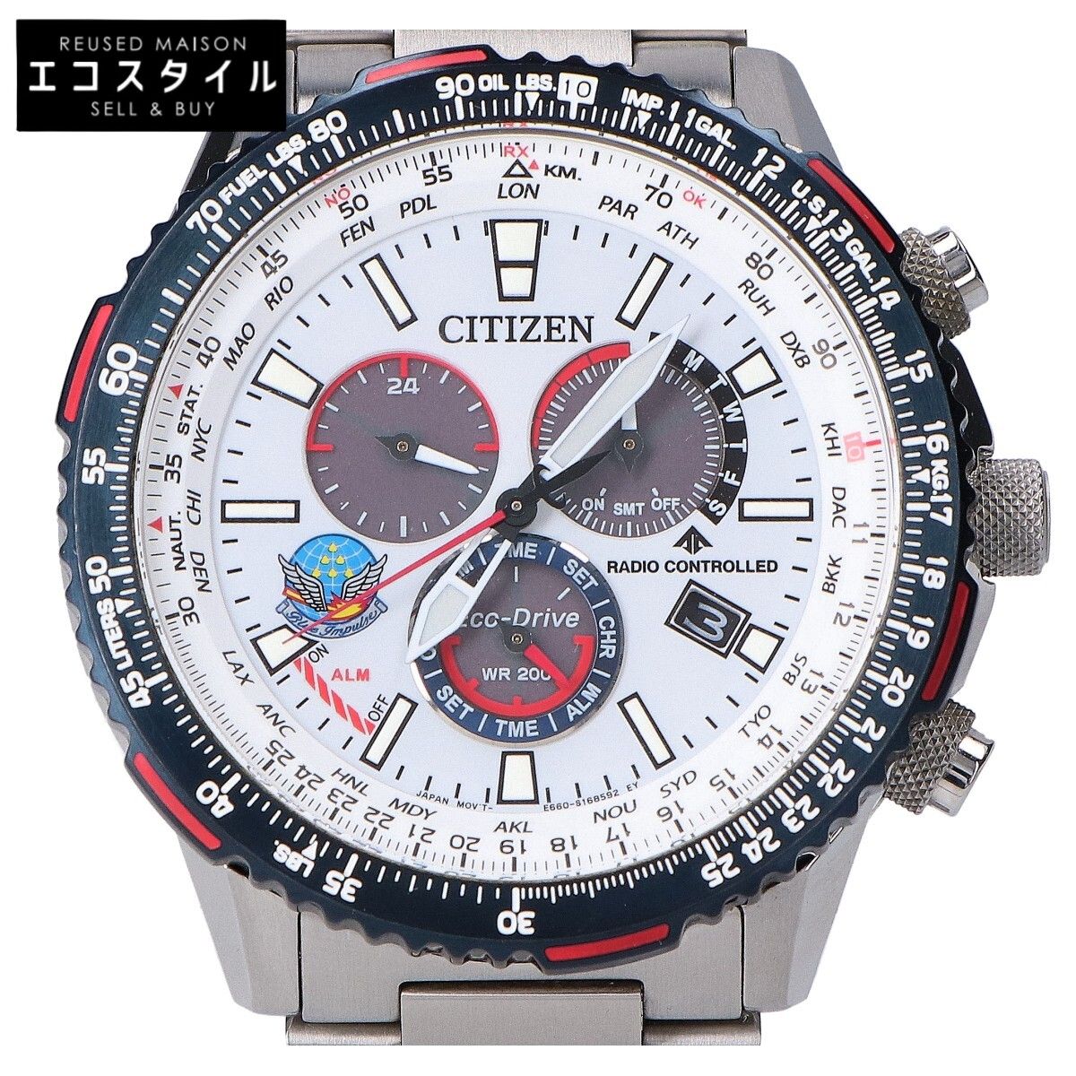 CITIZEN　シチズン　CB5001-65A SKYシリーズ プロマスター ブルーインパルス 800本限定 エコドライブ電波