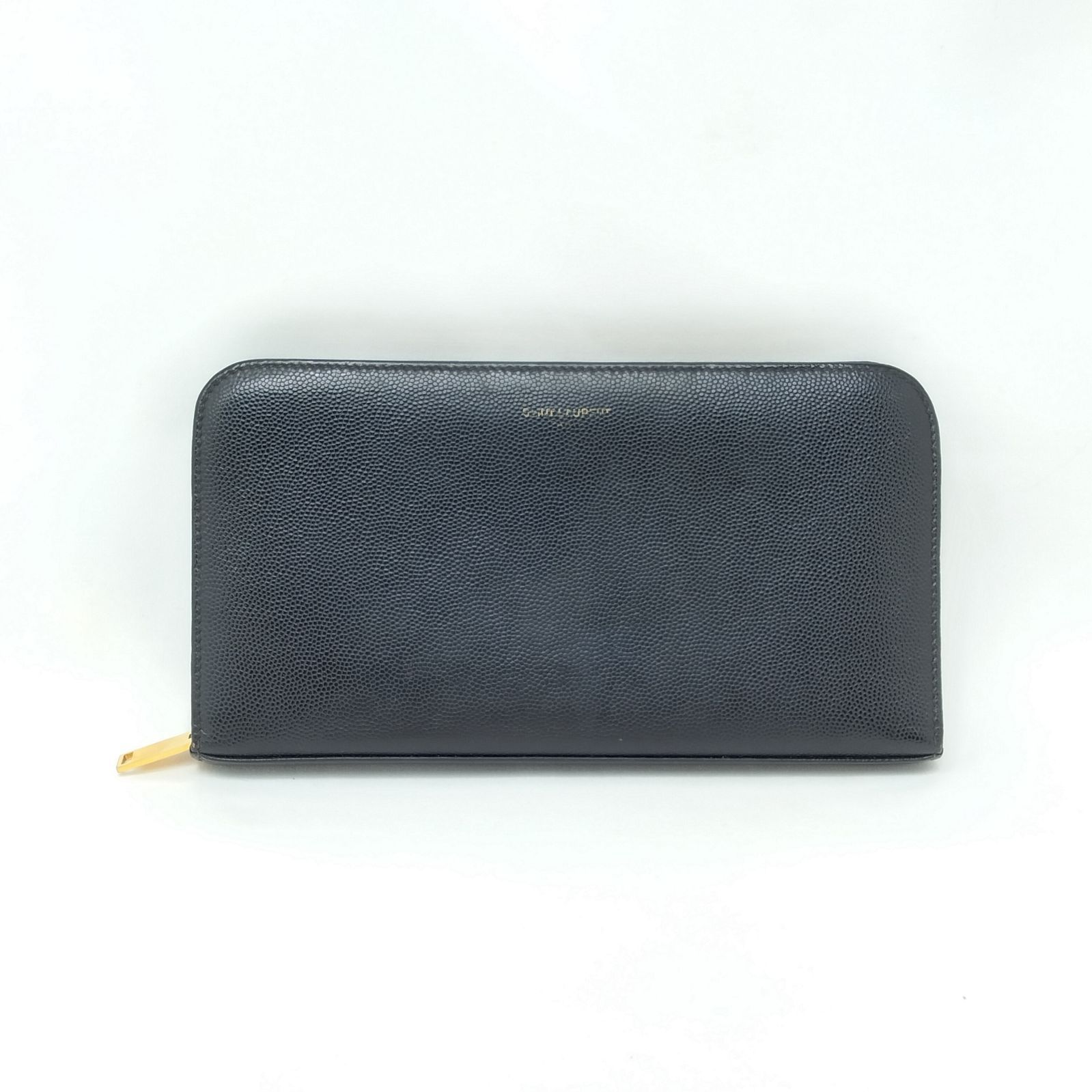 ✨️SAINT LAURENT PARIS✨️ サンローランパリ INN328558 レザー 長財布 ラウンドジップウォレット ブラック