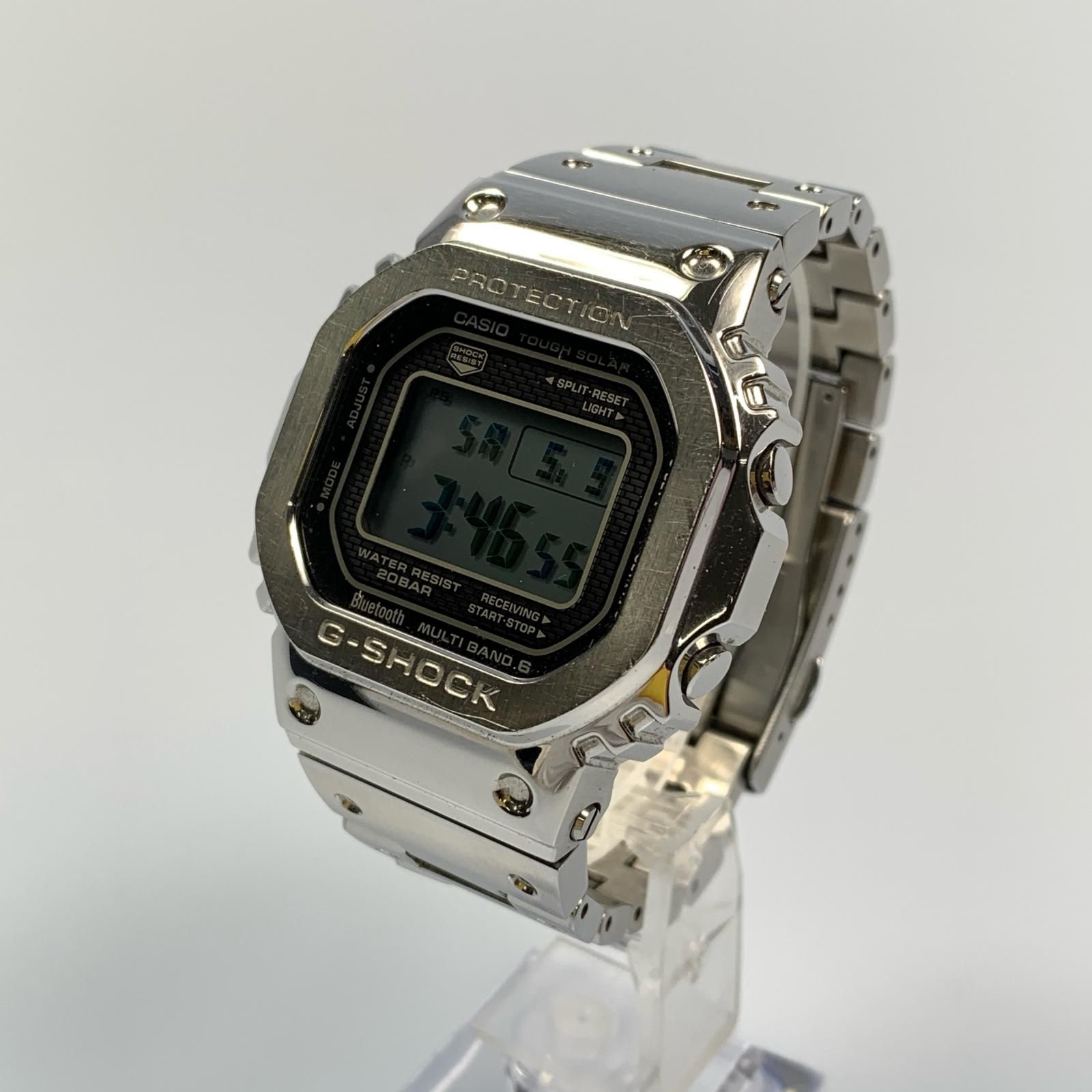 【姫路東店】 中古 G-SHOCK | ジーショック 腕時計 FULL METAL GMW-B5000D-1JF シルバー 【131】