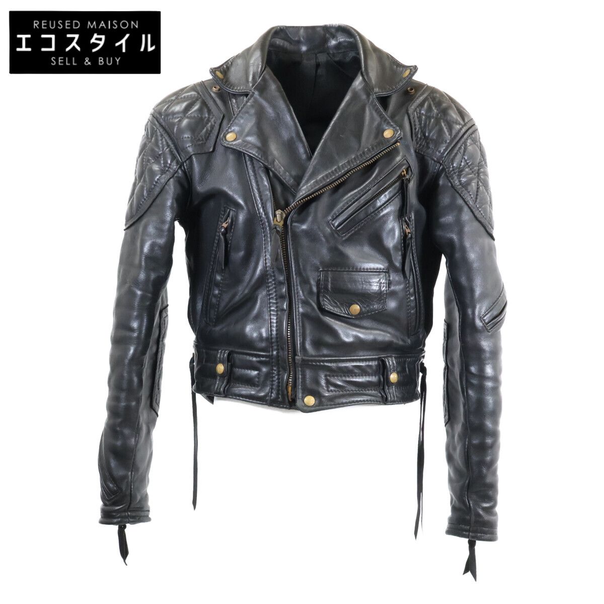 Langlitz Leathers　ラングリッツレザー　SCARE CROW別注 99年 コロンビア ダブルライダースジャケット　表記なし