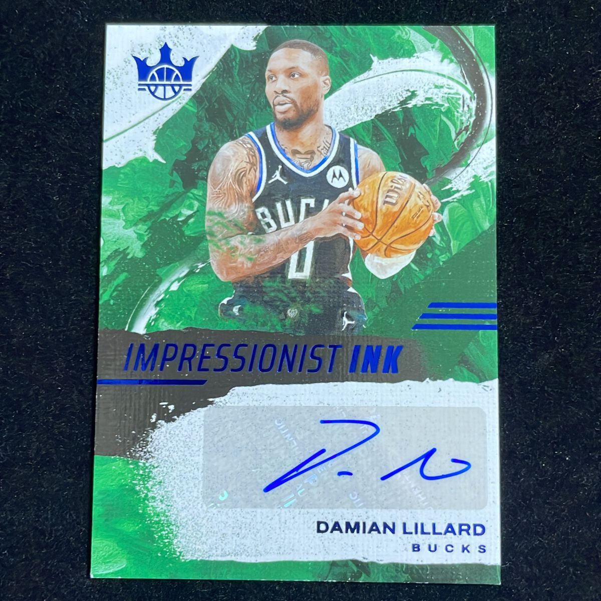 【15枚限定】Damian Lillard デイミアン・リラード Panini Court Kings 2024-25 /15 Auto サイン 直筆 バックス Bucks