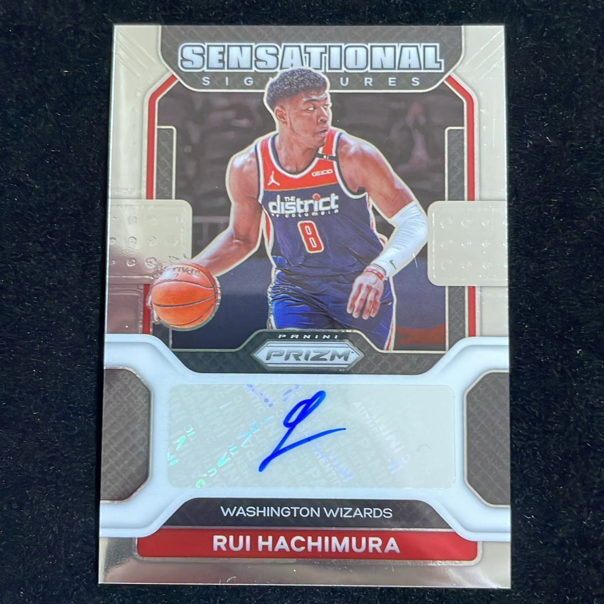 八村塁 Hachimura Rui Panini Prizm 2021-22 Auto サイン 直筆 