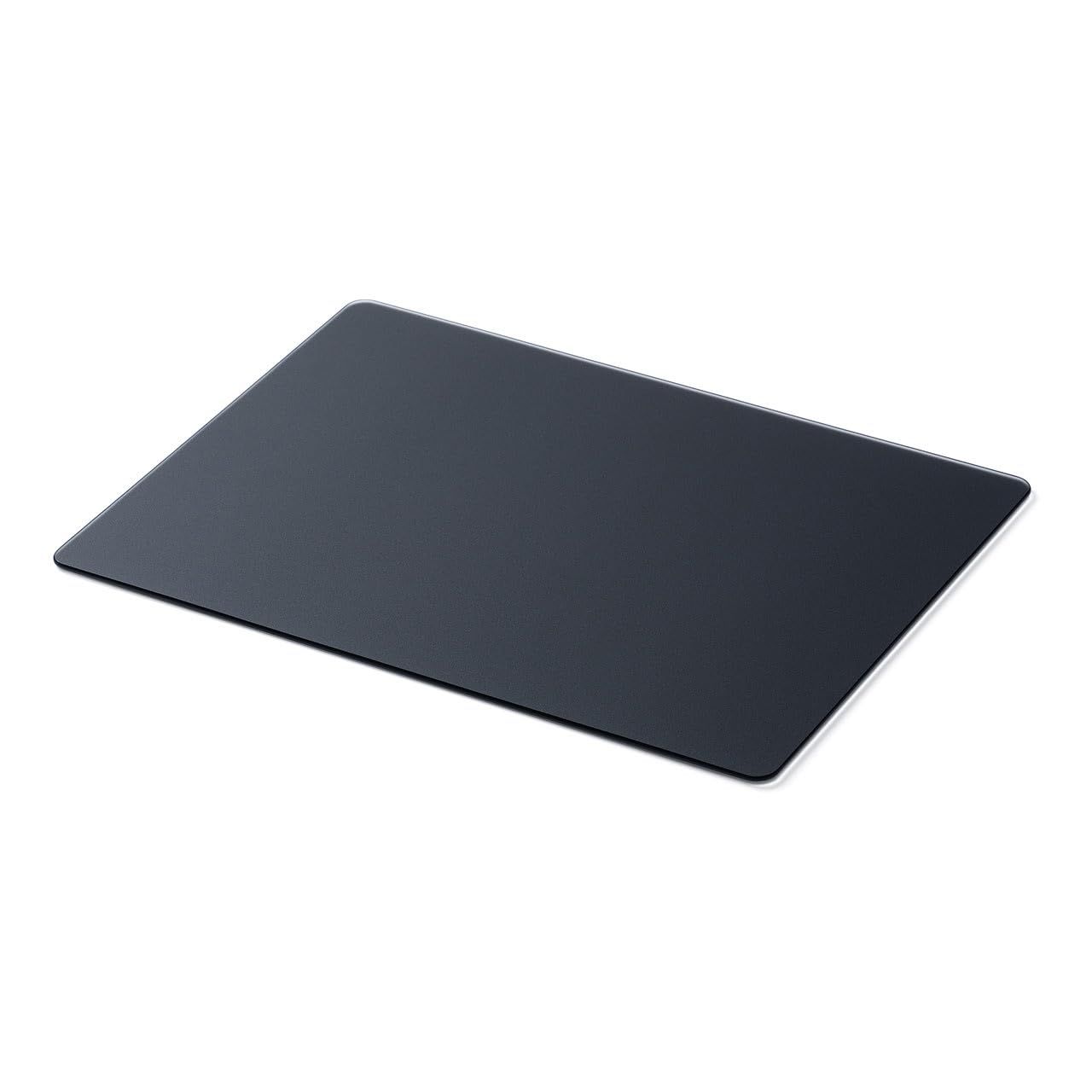 新品 サンワダイレクト ガラスマウスパッド ゲーミング 強化ガラス 35×26cm 厚さ3mm 硬度9H Mサイズ ブラック 200-MPD034BK-M