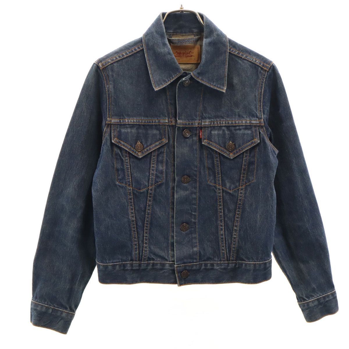 Levi's リーバイス 90s 78500 オールド デニムジャケット S インディゴ ジージャン トラッカー メンズ 古着