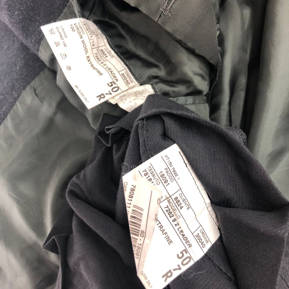 CORNELIANI コルネリアーニ 3Bスーツ サイズ:50 ウール ブラック