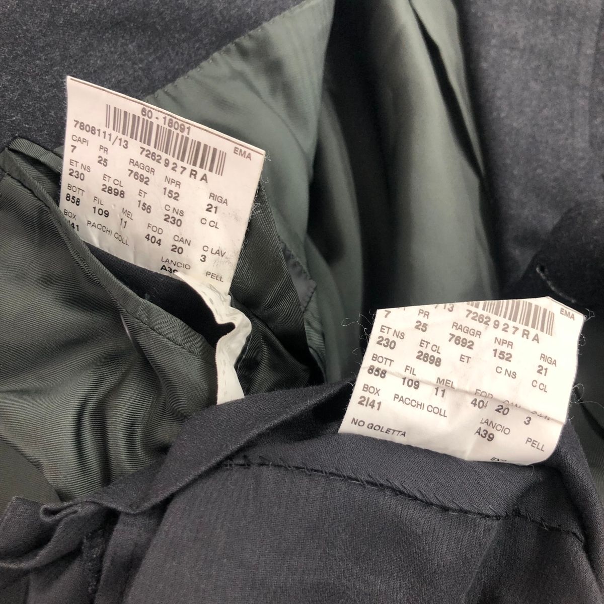 CORNELIANI コルネリアーニ 3Bスーツ サイズ:50 ウール ブラック