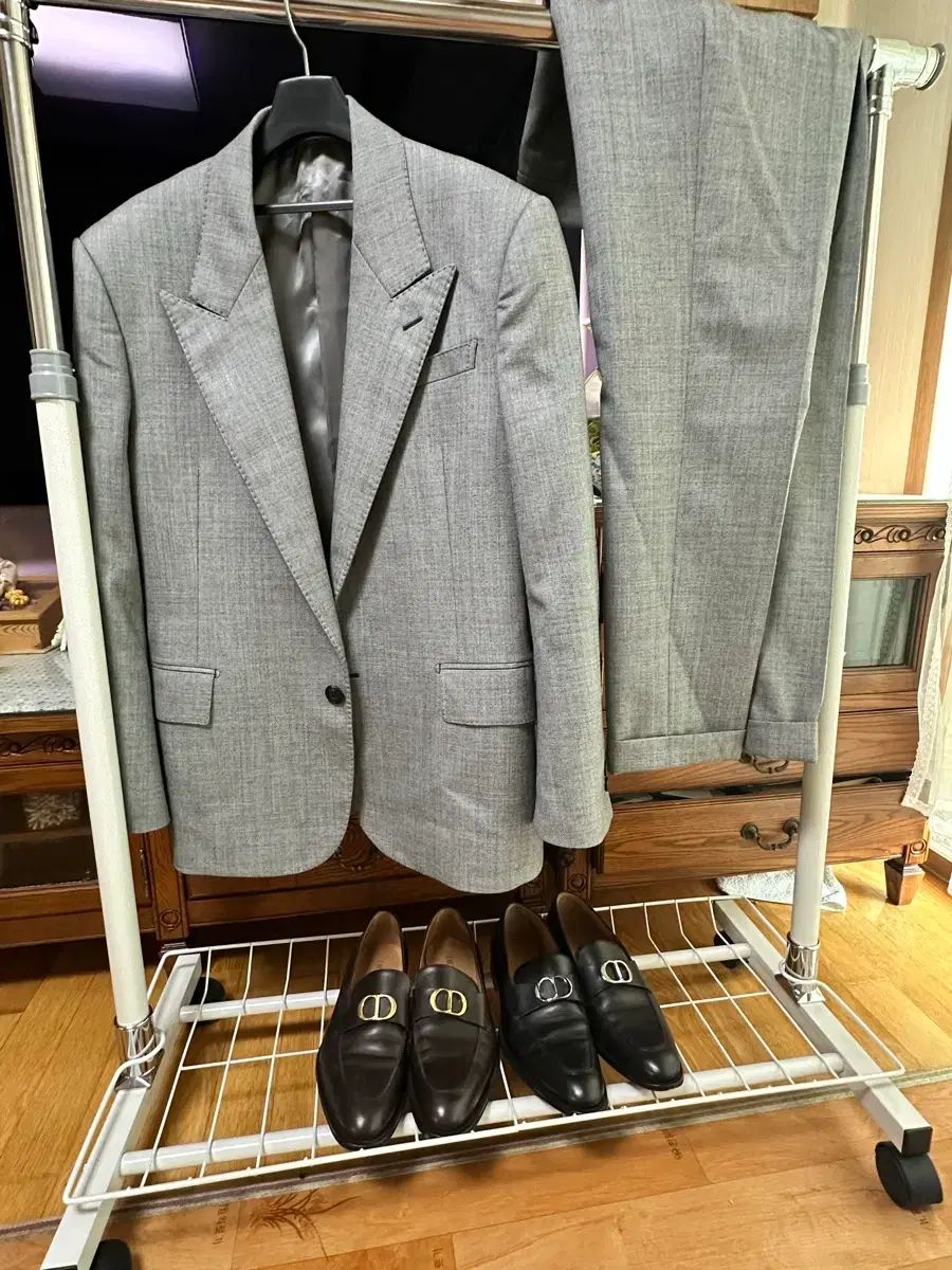 Alexander McQueen アレキサンダー・マックイーン スーツ セットアップ ミッドグレー サイズ48