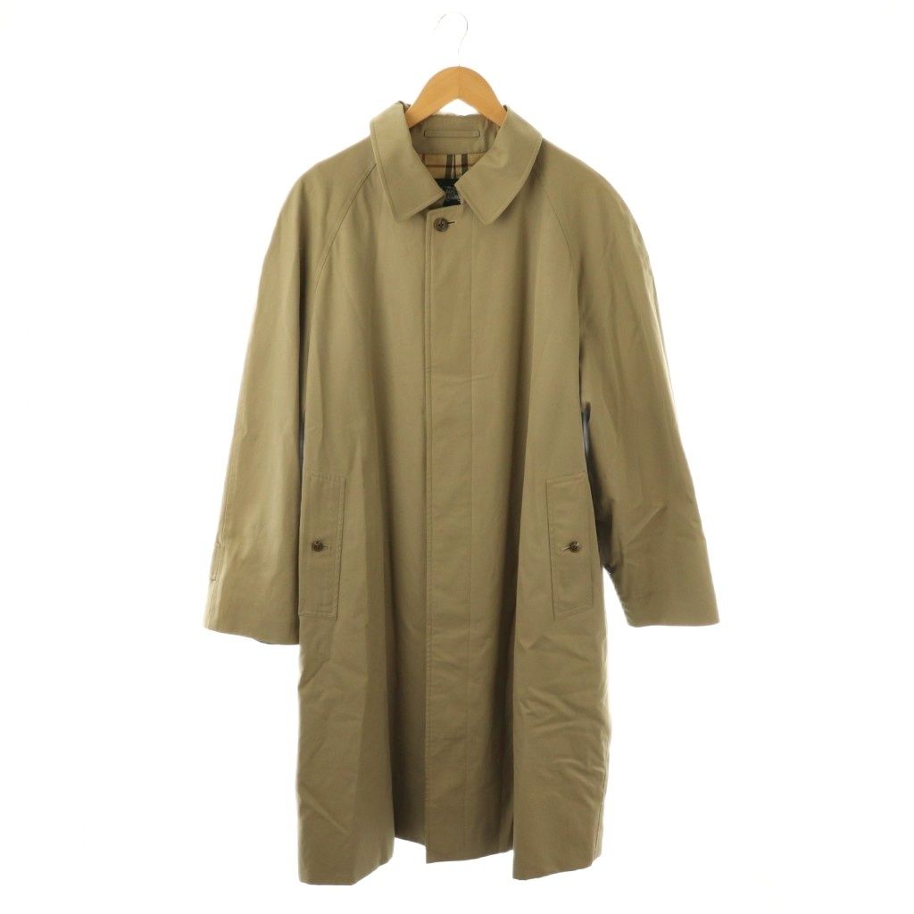 バーバリー ロンドン BURBERRY LONDON ステンカラーコート ロング 総裏地 ベージュ /DO ■GY18
