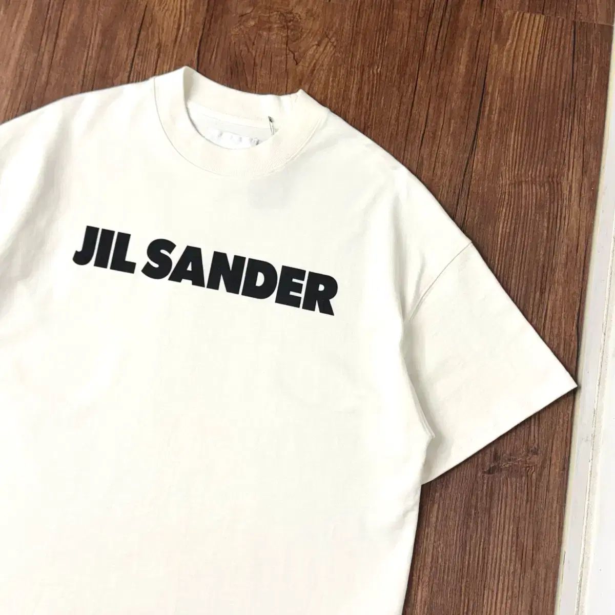 JIL SANDER ジルサンダー シグネチャー ロゴ 白 半袖Tシャツ