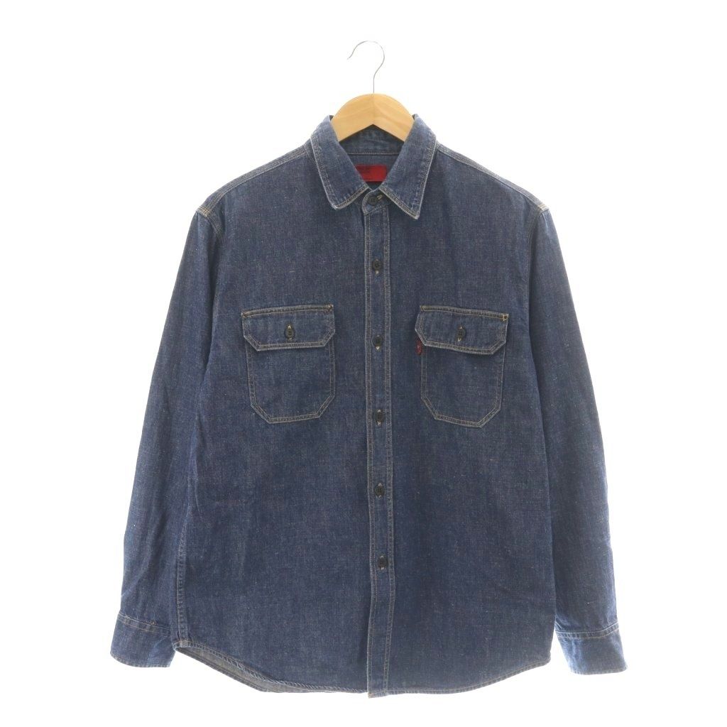 リーバイス レッドタブ Levi's RED TAB デニムシャツ カジュアルシャツ ネイビー /DF ■GY18