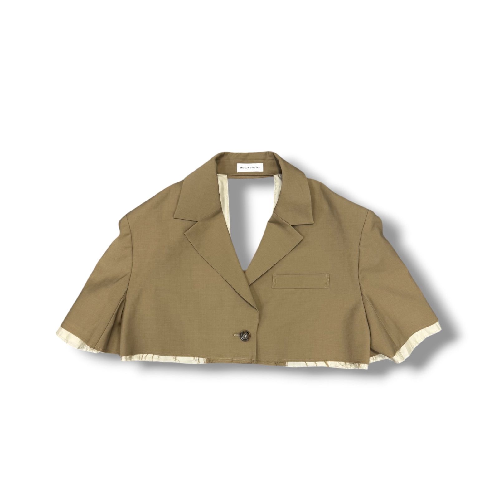 MAISON SPECIAL 22AW カットオフクロップドジャケット メゾン 